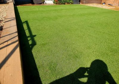 Artificial grass garden