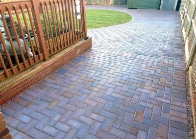 Block Paving Patio and Garden