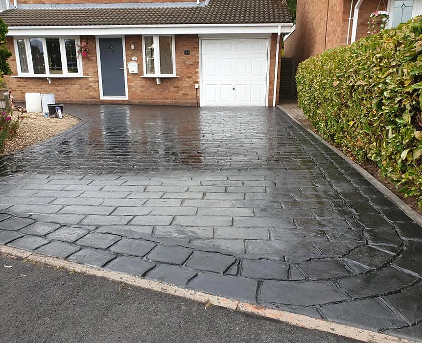 Printed Concrete Drive wolverhampton