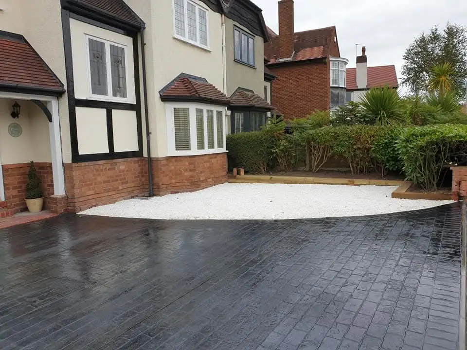 Printed Concrete Drive Wolverhampton