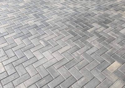 Block paving to exacting standards