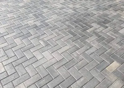 Block paving to exacting standards