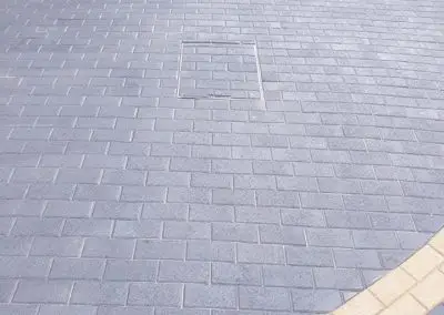 Block paving to exacting standards